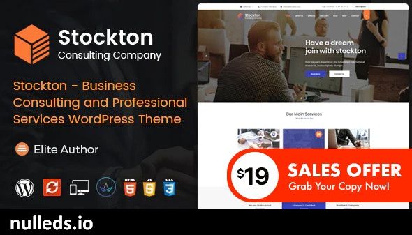 Stockton - Business & Financial Consulting WordPress Theme