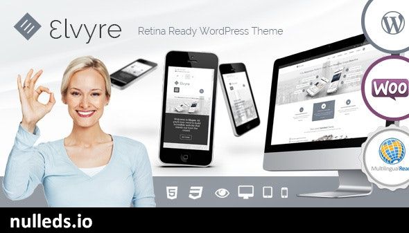 Elvyre – Retina Ready Wordpress Theme