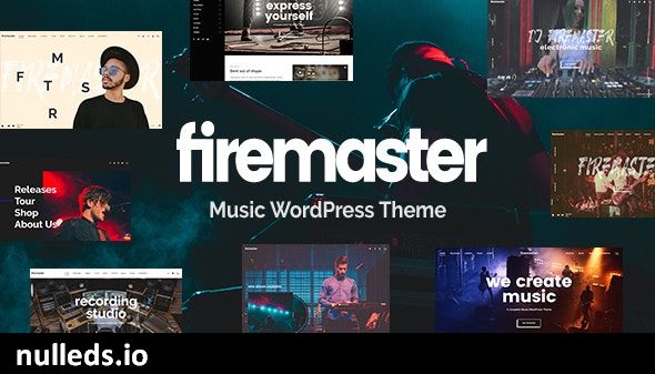 Firemaster - A Creative Music WordPress Theme