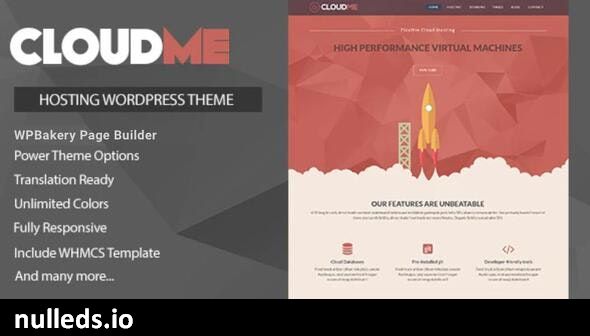 Cloudme Host - WordPress Hosting Theme