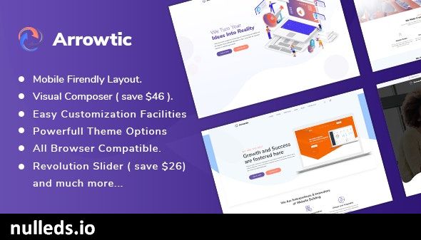 Arrowtic - Digital Marketing Agency WordPress Theme