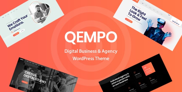 Qempo - Digital Agency Services WordPress Theme