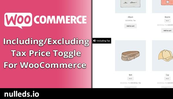 Including/Excluding Tax Price Toggle For WooCommerce