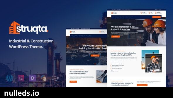 Struqta - Industrial & Construction Elementor WordPress Theme