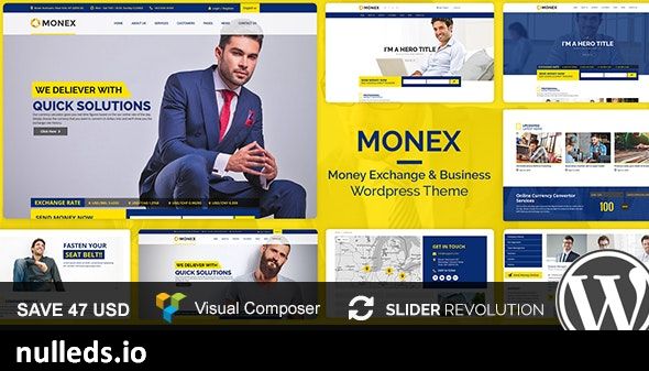 Monex - Money Exchange & Finance Business WordPress Theme