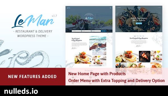 LeMar - Seafood Restaurant WordPress Theme