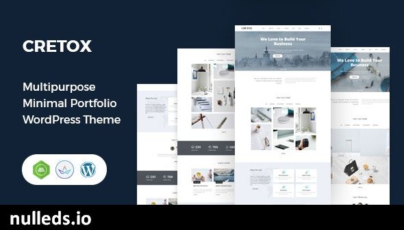 Cretox - Multipurpose Minimal Portfolio WordPress Theme