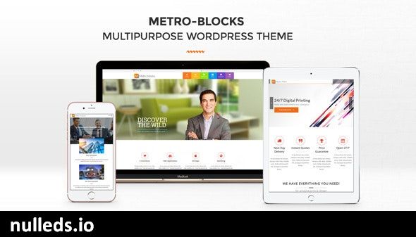 Metro-Blocks - Multi-Business WordPress theme