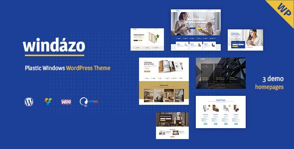 Windazo - Plastic Windows and Doors WordPress Theme