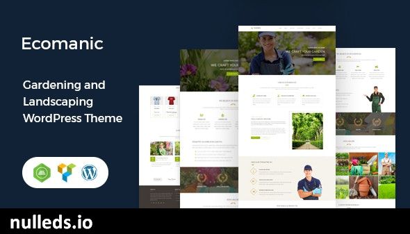 Ecomanic - Gardening and Landscaping WordPress Theme