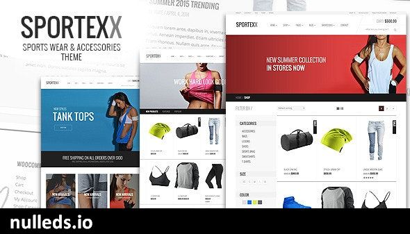 Sportexx - Sports & Gym Fashion WooCommerce Theme