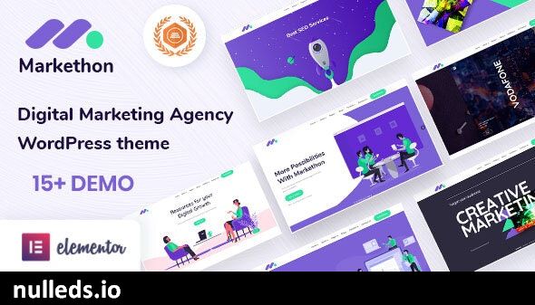 Markethon - SEO & Digital Marketing Agency Portfolio WordPress Theme