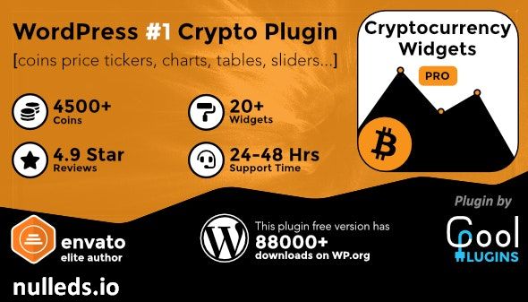 Cryptocurrency Widgets Pro - WordPress Crypto Plugin