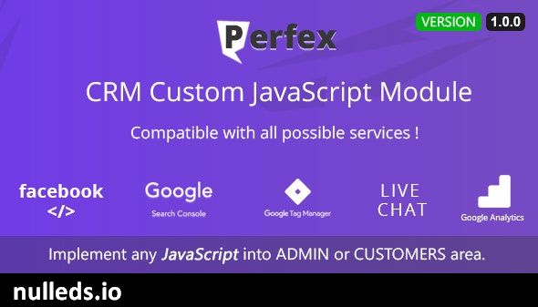 Perfex CRM Custom JS Module