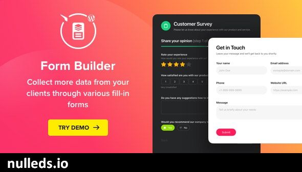 Form Builder - WordPress Form Builder