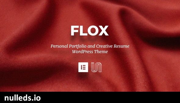 FLOX - Personal Portfolio & Resume WordPress Theme