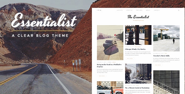 Essentialist — A Narrative WordPress Blog Theme