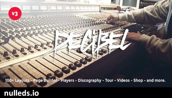 Decibel (v3.5.9) Professional Music WordPress Theme