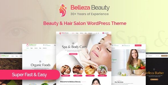 Belleza - Beauty & Hair Salon WordPress Theme