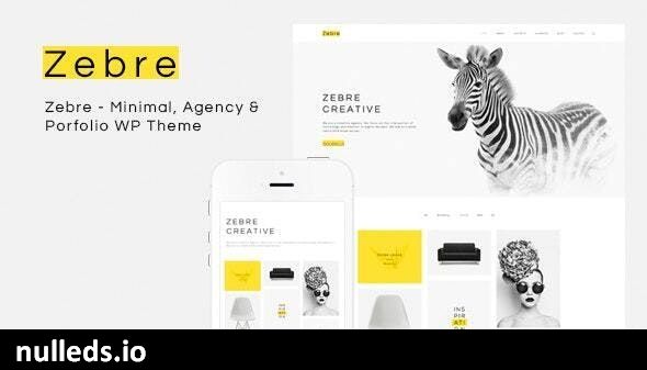 Zebre - Freelancer & Agency Portfolio Minimal WP Theme