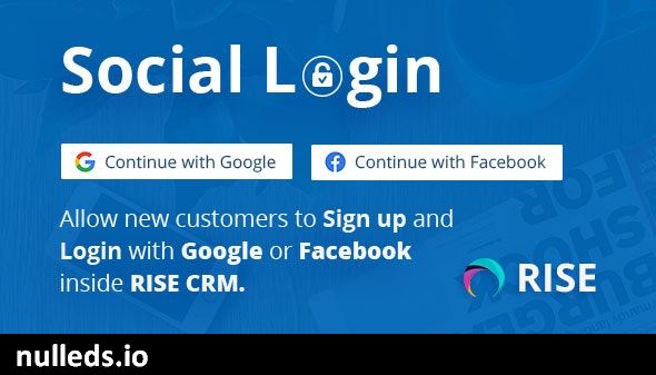 Social Login for RISE CRM