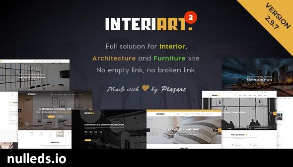 InteriArt - Furniture & Interior WordPress Theme