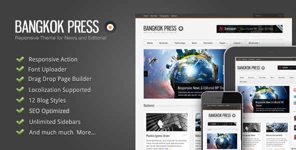 Bangkok Press - Responsive, News & Editorial Theme