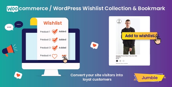 Jumble - WooCommerce / WordPress Wishlist Collection & Bookmark Plugin