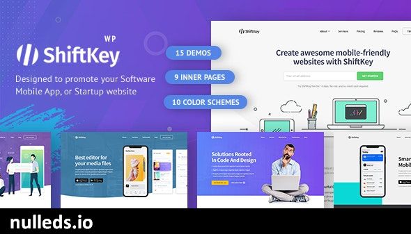 ShiftKey - Landing Pages WordPress Theme