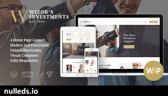 Wizor's | Investments & Business Consulting Insurance WordPress Theme