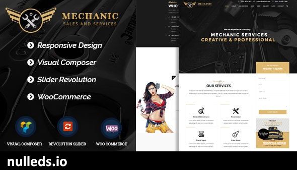 Mechanic - Car Service & Workshop WordPress Theme