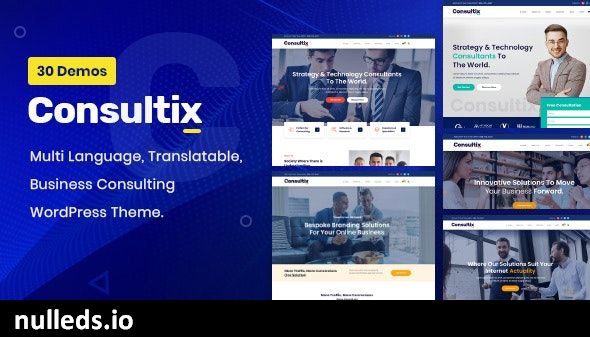 Consultix - Business Consulting WordPress Theme