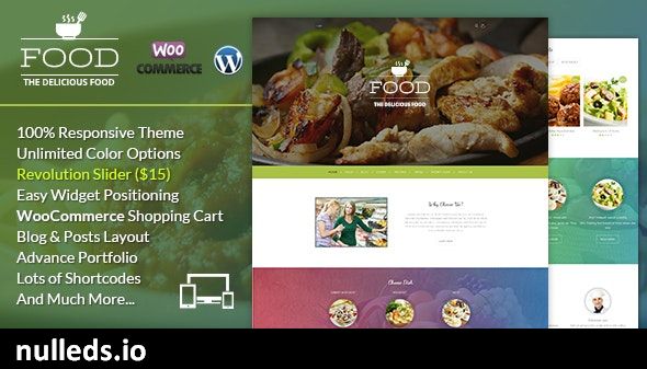 Food A Delicious WordPress Theme