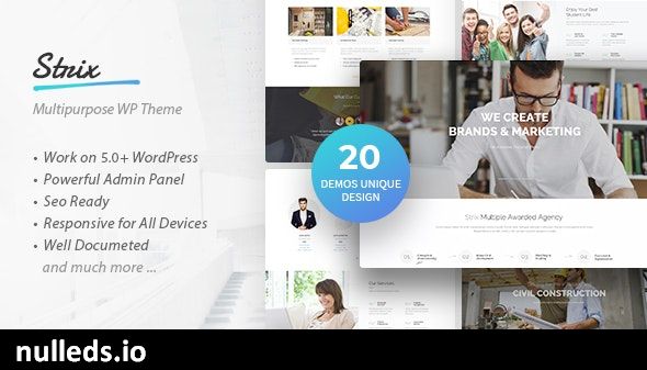 Strix - Multipurpose Business & Agency WordPress Theme