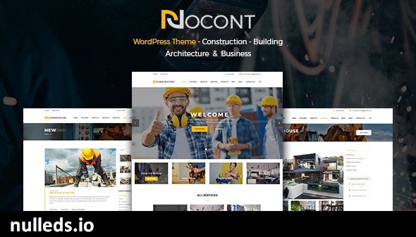 Nocont - Construction & Building WordPress Theme