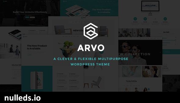 Arvo - A Clever & Flexible Multipurpose WordPress Theme