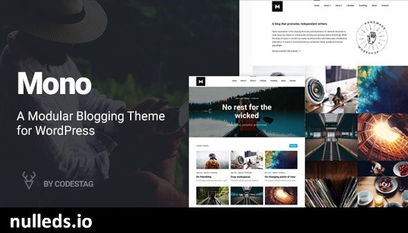 Mono - A Modular Blogging Theme for WordPress