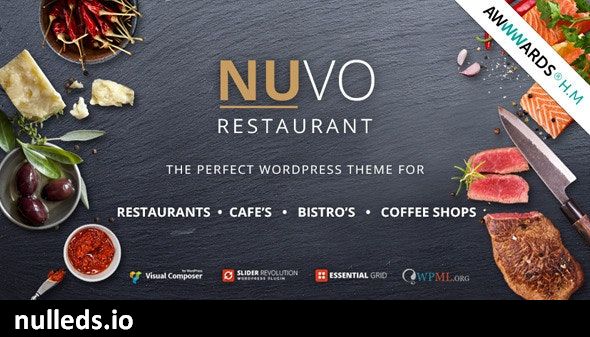 NUVO - Cafe & Restaurant WordPress Theme