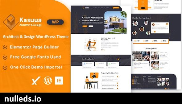 Kasuua – Architect & Design WordPress Theme