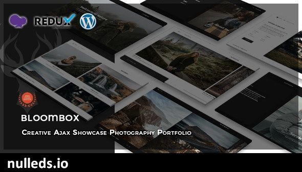 Bloombox - Ajax Showcase Photography WordPress Theme