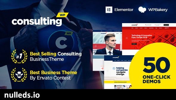 Consulting - Business, Finance WordPress Theme