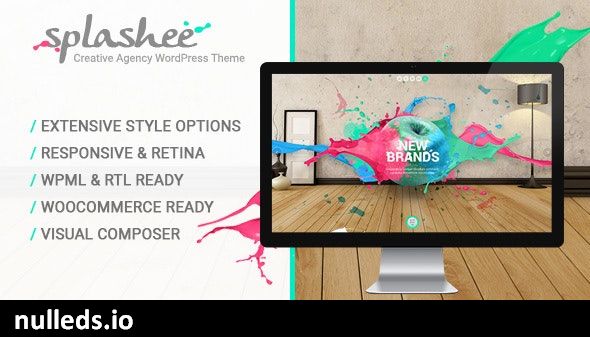 Splashee - Creative Agency WordPress Theme