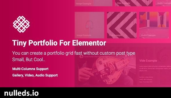 Tiny Portfolio Widget For Elementor