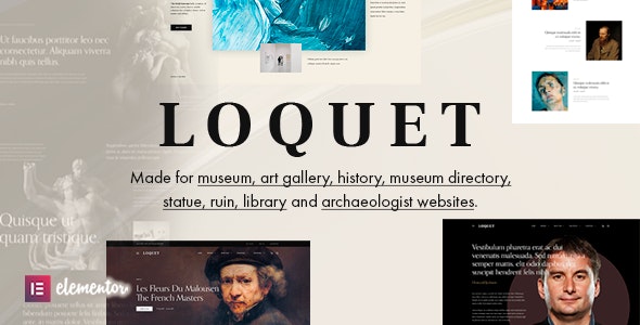 Loquet - Museum & History WordPress Theme