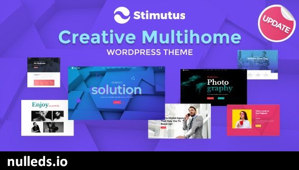 Stimutus - Creative Multihome Elementor Based WordPress Theme