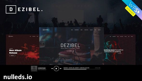 Dezibel - Music Band & Musician WordPress Theme