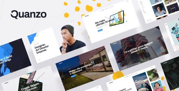 Quanzo - Personal Portfolio WordPress Theme