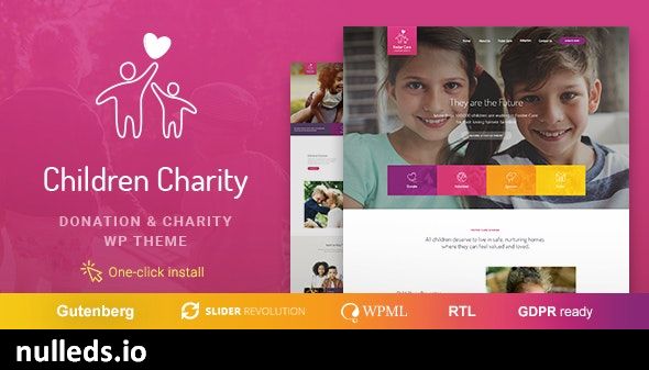 Children Charity - Nonprofit & NGO WordPress Theme