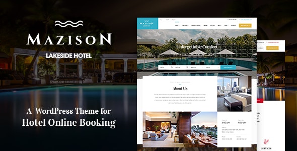 Mazison - Hotel & Resort Booking WordPress Theme