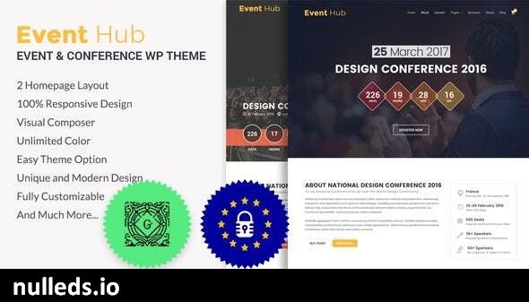 Event Hub- Event, Conference WordPress Theme